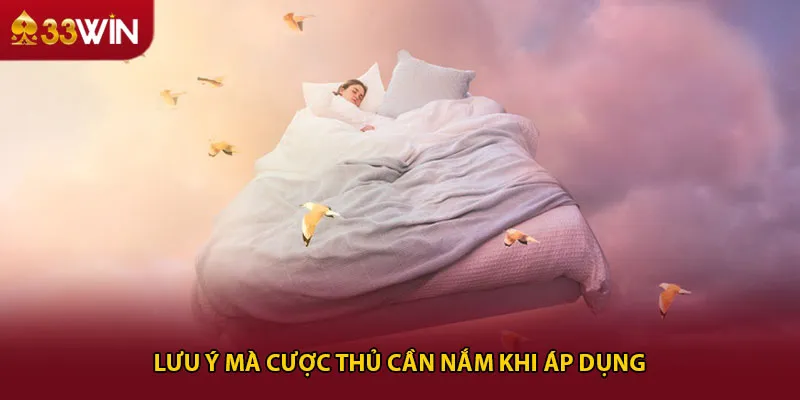 Lưu ý mà cược thủ cần nắm khi áp dụng